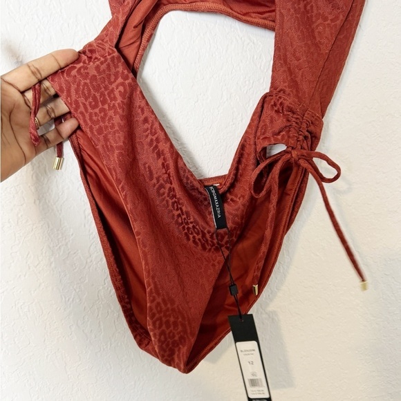 BCBGMAXAZRIA Standard Cut Out One Piece Swimsuit - Picture 5 of 8